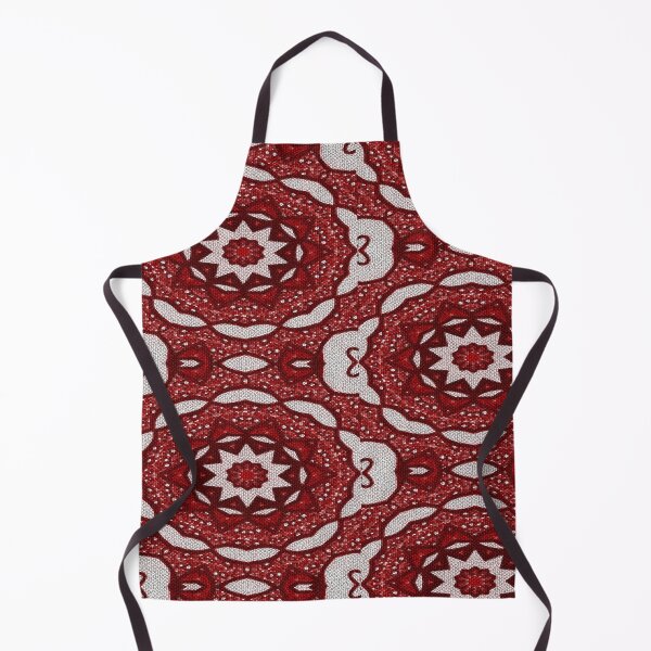 Item preview, Red and White Rave Mosaic Print designed and sold by Manic-Spider.