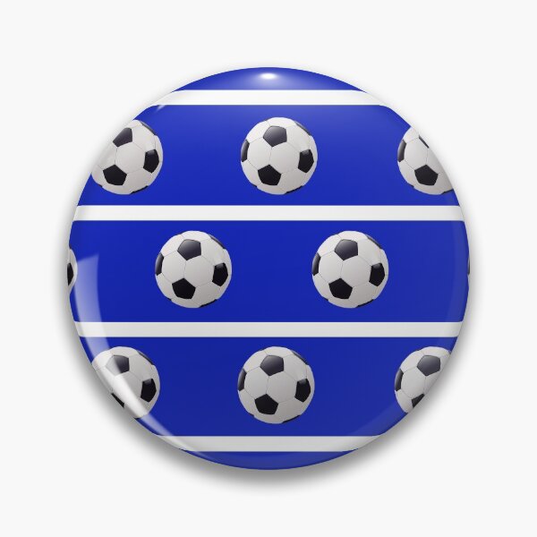 Item preview, Football Mid Blue & White - FOOT0006 designed and sold by 3-Starfish.