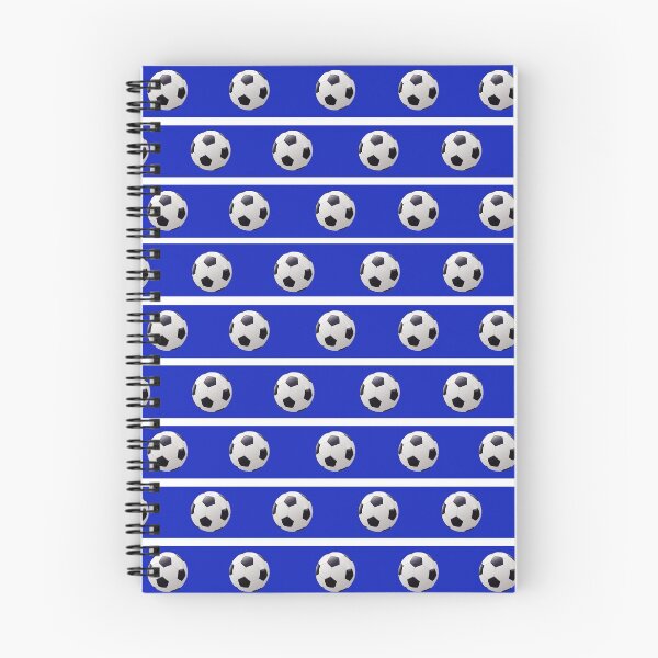Item preview, Football Mid Blue & White - FOOT0006 designed and sold by 3-Starfish.
