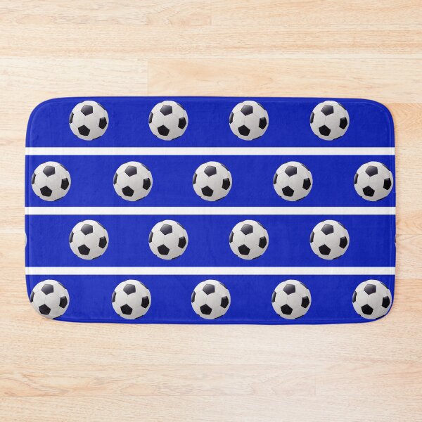 Item preview, Football Mid Blue & White - FOOT0006 designed and sold by 3-Starfish.