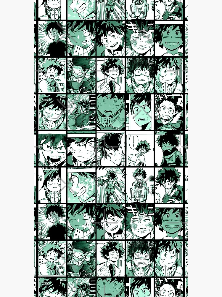 Midoriya Izuku collage color version by Angellinx3
