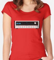 Pioneer SX-737 vintage reciever Women's Fitted Scoop T-Shirt