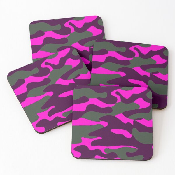 Item preview, Camouflage Modern blatant design pink in purple camo art designed and sold by Shirtilike.