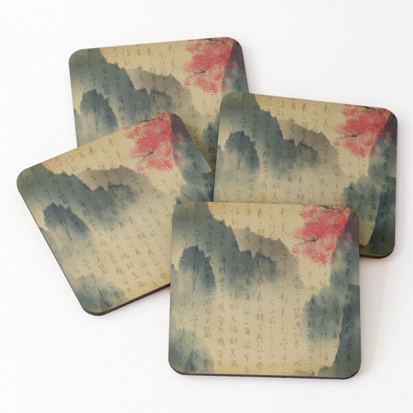 Item preview, Chinese Watercolor Landscape Vintage designed and sold by retrobox.