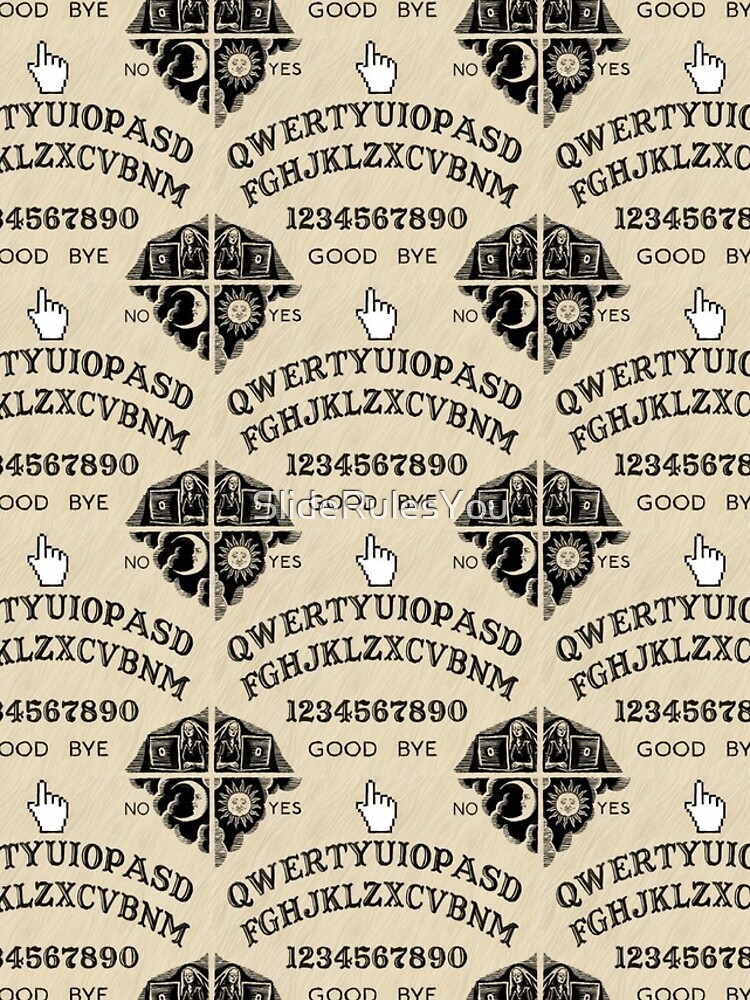 QWERTY Ouija Board by SlideRulesYou