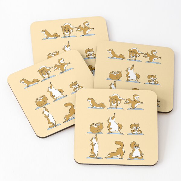 Item preview, Squirrel Yoga designed and sold by Huebucket.
