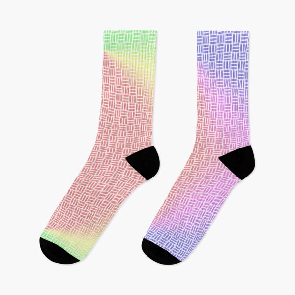 Item preview, rainbow wool pattern designed and sold by MuddyPigArt.