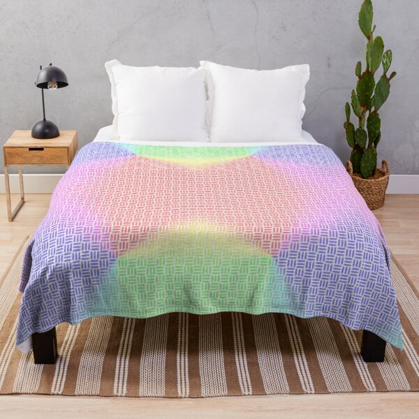 Item preview, rainbow wool pattern designed and sold by MuddyPigArt.