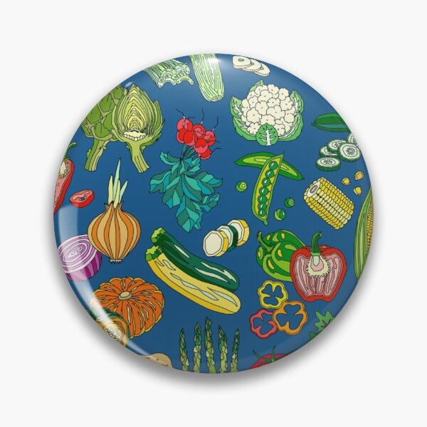 Item preview, Get Veggies in Blue designed and sold by m-lapino.