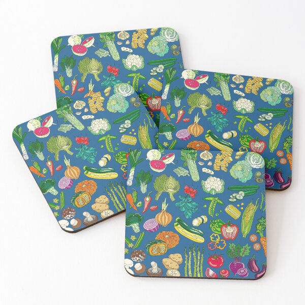 Item preview, Get Veggies in Blue designed and sold by m-lapino.