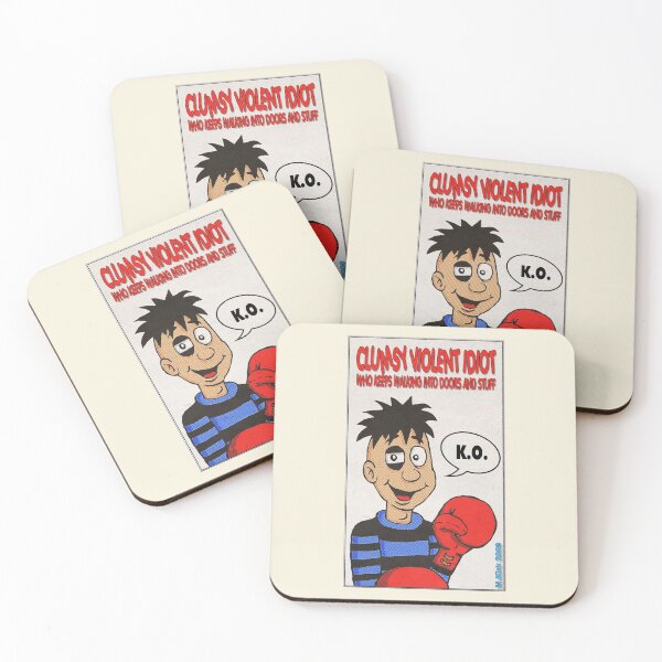 Item preview, Clumsy Violent Idiot Who Keeps Walking Into Doors & Stuff designed and sold by MalcolmKirk.
