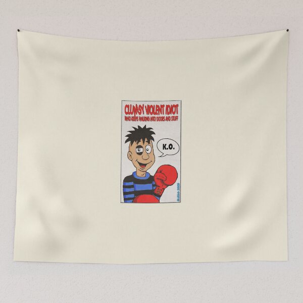 Item preview, Clumsy Violent Idiot Who Keeps Walking Into Doors & Stuff designed and sold by MalcolmKirk.