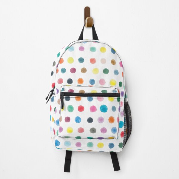 Aperçu de l'œuvre Motif à pois aquarelle multicolore créée et vendue par CamilleIllus.