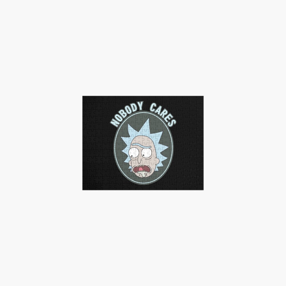 Rick and Morty - Nobody cares! quote Jigsaw Puzzle by gut2000 | Redbubble Rick and Morty - Nobody cares! quote Jigsaw Puzzle... 