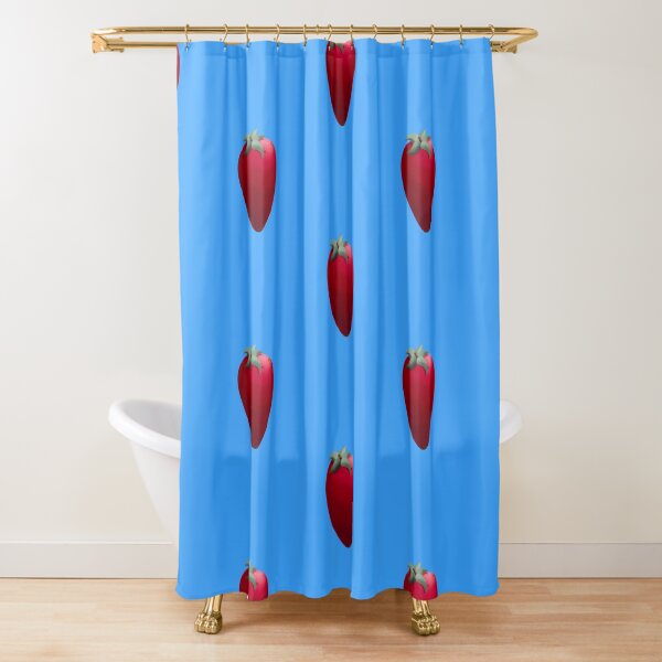 Strawberry Cool Shower Curtain
