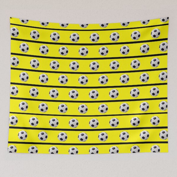 Item preview, Football Yellow & Black - FOOT0007 designed and sold by 3-Starfish.