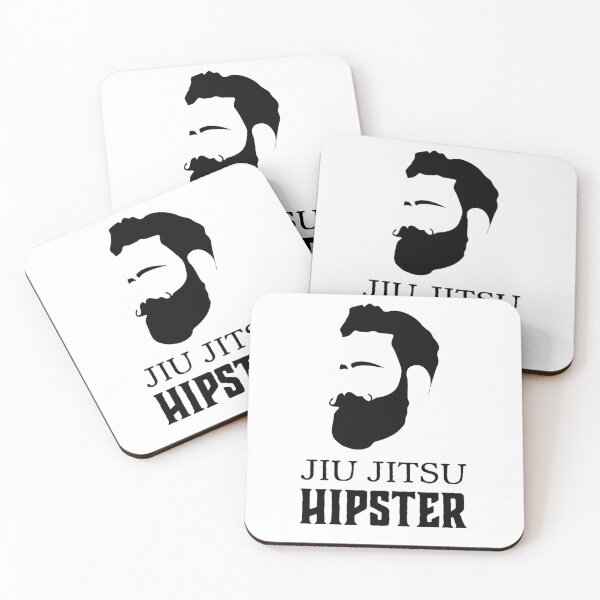 Item preview, Brazilian Jiu Jitsu (BJJ) Hipster, Funny Design designed and sold by Johnny Brabo BJJ Apparel.