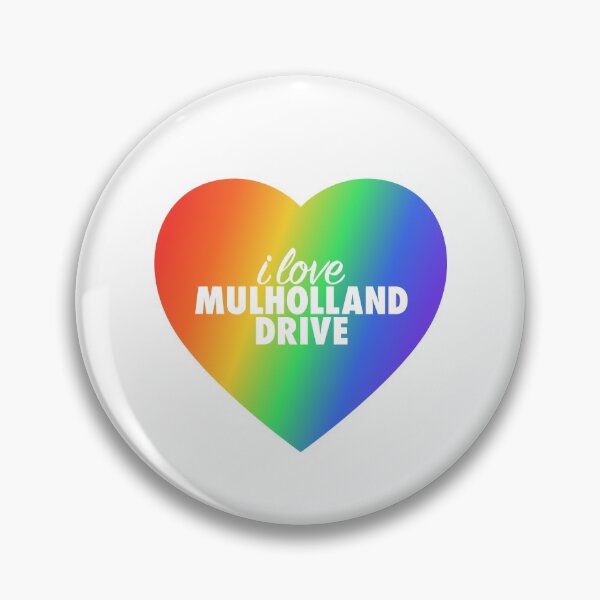 Item preview, I Love Mulholland Drive Pride Rainbow Heart designed and sold by modeoftravel.