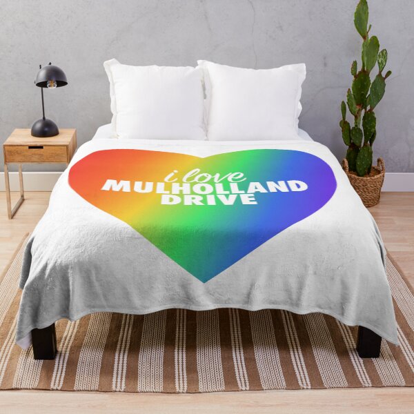 Item preview, I Love Mulholland Drive Pride Rainbow Heart designed and sold by modeoftravel.