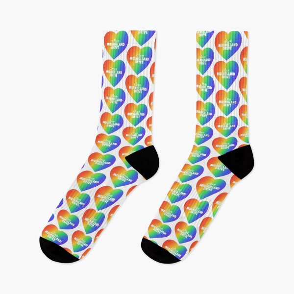 Item preview, I Love Mulholland Drive Pride Rainbow Heart designed and sold by modeoftravel.