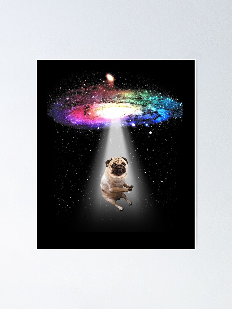 Space Pug Galaxy Funny Pug T-Shirt Space Pug Galaxy Funny Pug T-Shirt