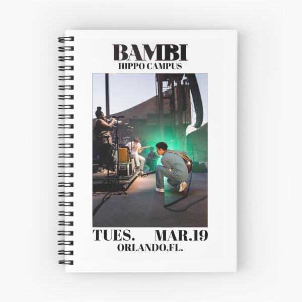 Item preview, Hippo campus bambi tour poster (teal) designed and sold by Boyishdesigns.