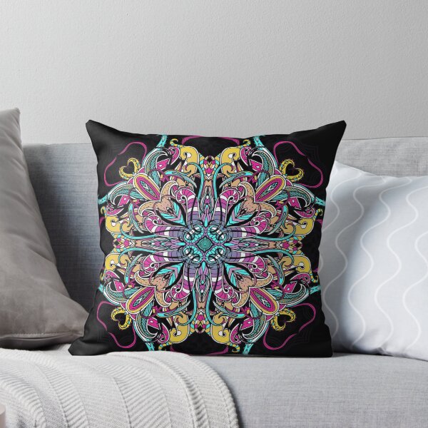 Artikelvorschau, Modernes ausführliches buntes und einzigartiges Mandala-Muster entworfen und verkauft von TopplundDesigns.