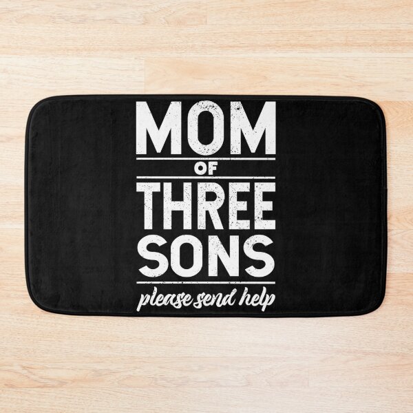 Item preview, Mom of 3 sons help - Boy mom & Mom of boys, Mom and Son designed and sold by LookFrog.