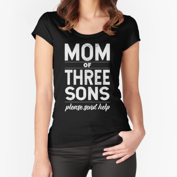 Funny Mom Of 3 Boys Mothers Day Gifts Shirt & Hoodie 