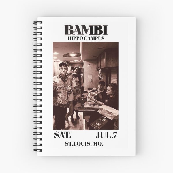 Item preview, Hippo campus bambi tour poster (st louis) designed and sold by Boyishdesigns.