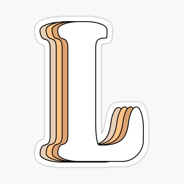 Letter L Sticker - TenStickers