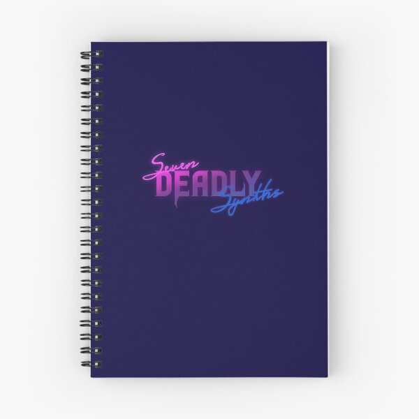 Item preview, Seven Deadly Synths Logo designed and sold by octopunkmedia.