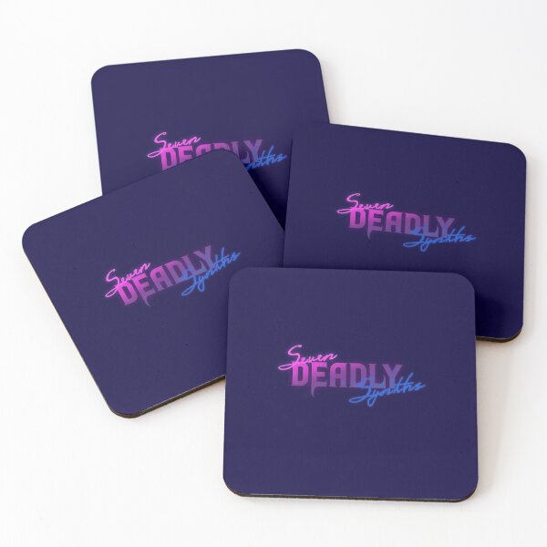 Item preview, Seven Deadly Synths Logo designed and sold by octopunkmedia.