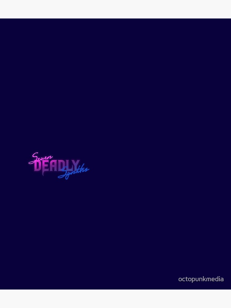 Seven Deadly Synths Logo by octopunkmedia