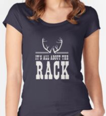 It's all about the rack Women's Fitted Scoop T-Shirt