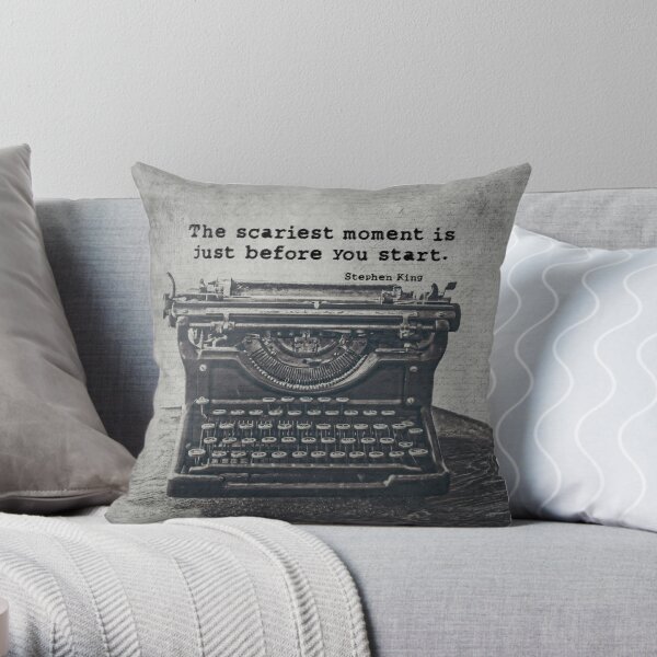 Writing According To King Throw Pillow