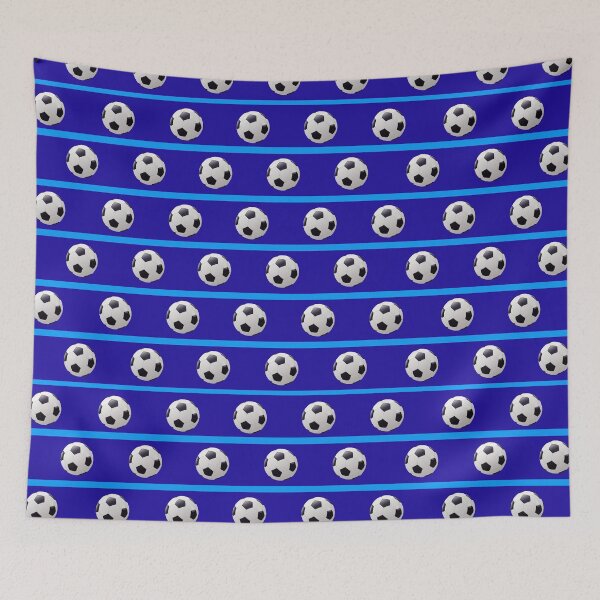 Item preview, Football Blue on Blue - FOOT0008 designed and sold by 3-Starfish.