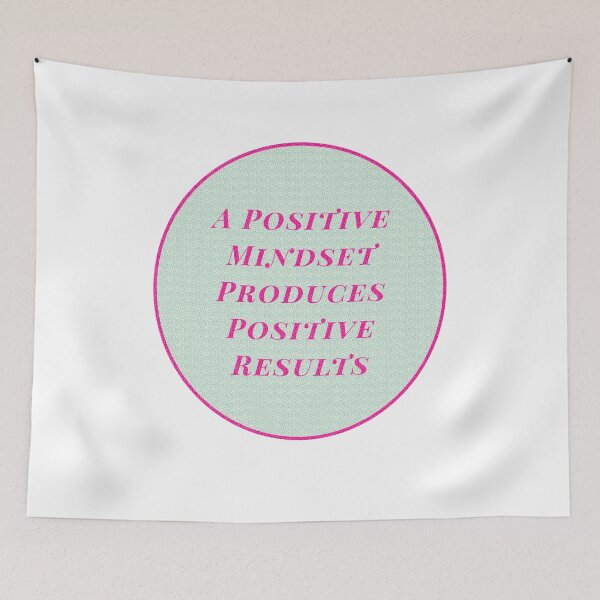 Item preview, A positive mindset produces positive results designed and sold by Zwuck.