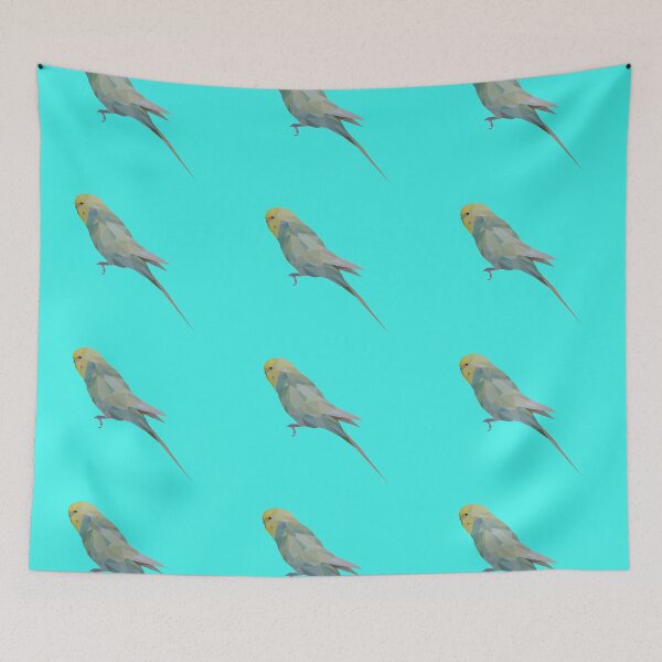 Item preview, Budgie pattern | polygonal art budgie designed and sold by ShadowstarArt.
