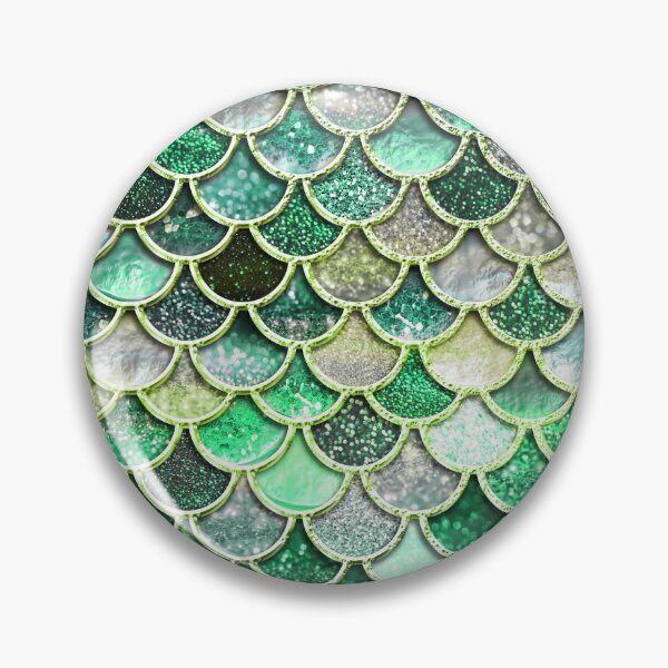 Item preview, Original Green Metal Mermaid Scales  designed and sold by MysticMarble.