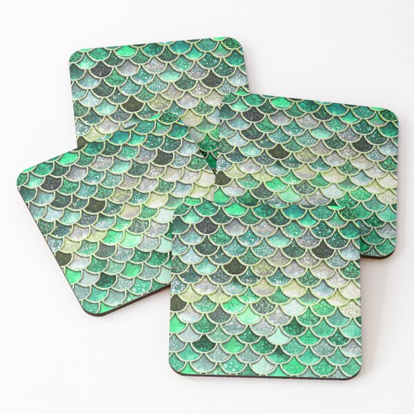 Item preview, Original Green Metal Mermaid Scales  designed and sold by MysticMarble.