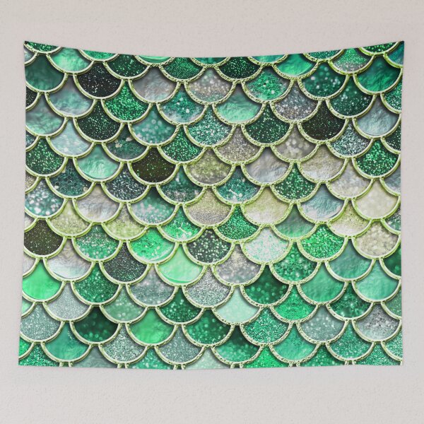 Item preview, Original Green Metal Mermaid Scales  designed and sold by MysticMarble.