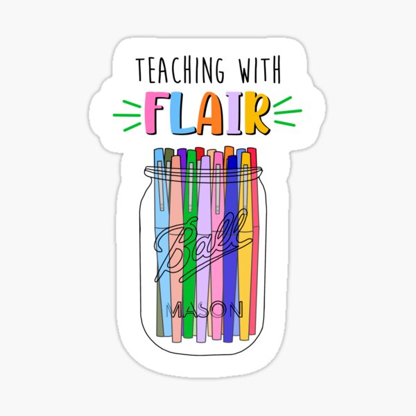 Flair Pens Sticker for Sale by oceandancegirl