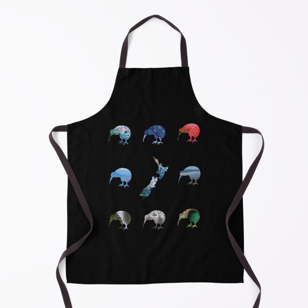 Item preview, NEW ZEALAND MAP AND KIWIS designed and sold by Madjack Tees Kiwi SuperStore.