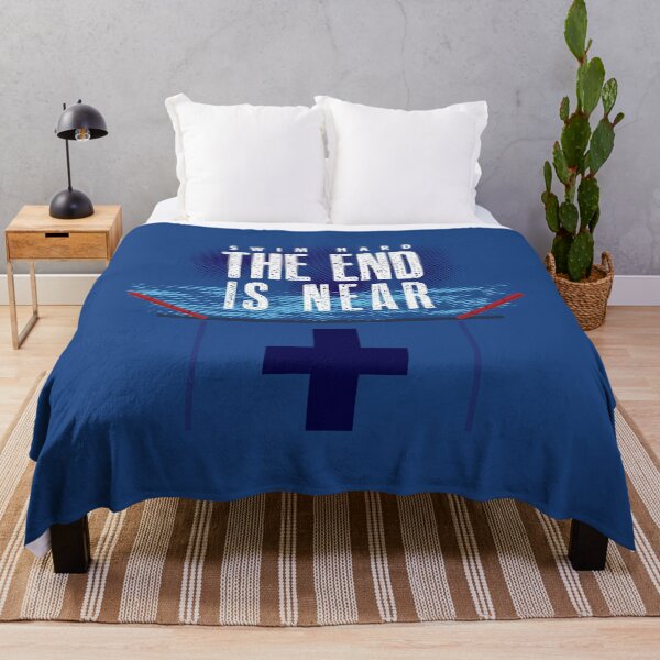 Item preview, Swim Hard The End is Near Pool designed and sold by twHistory.