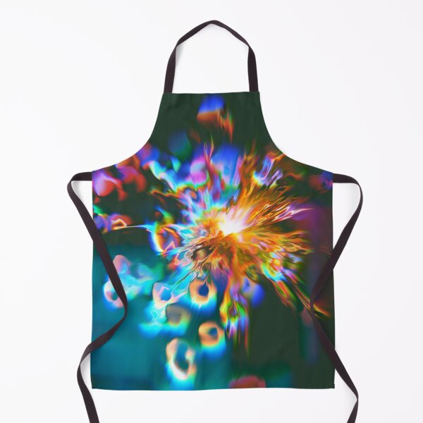 Item preview, Pink Orange Green Yellow Distorted Lens Flare Pattern on Dark Background designed and sold by simplysharon.