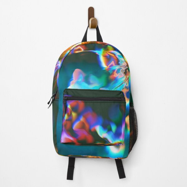 Item preview, Pink Orange Green Yellow Distorted Lens Flare Pattern on Dark Background designed and sold by simplysharon.