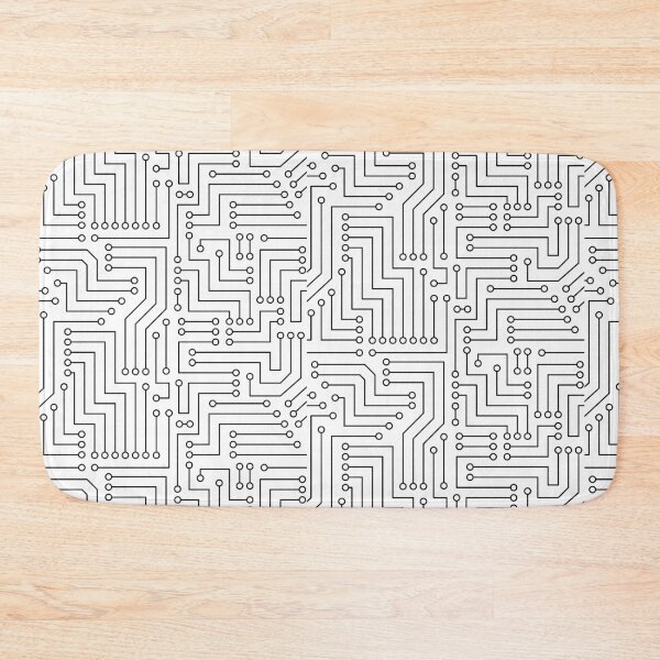 Item preview, Black And White Printed Circuit Board designed and sold by RsK_DeSiGn.