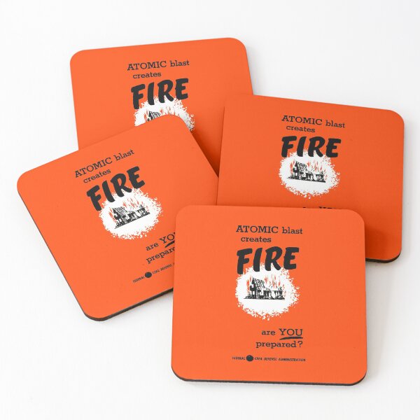 Item preview, ATOMIC BLAST CREATES FIRE! ARE YOU PREPARED? designed and sold by ThrowbackAds.