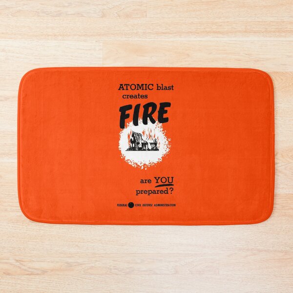 Item preview, ATOMIC BLAST CREATES FIRE! ARE YOU PREPARED? designed and sold by ThrowbackAds.